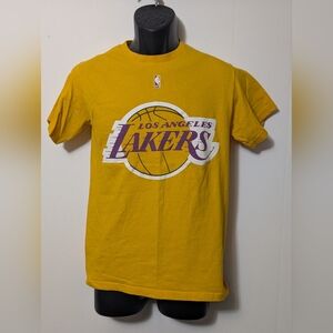 Men's Los Angeles LA Lakers NBA Exclusive Collection Yellow T Shirt Size Small